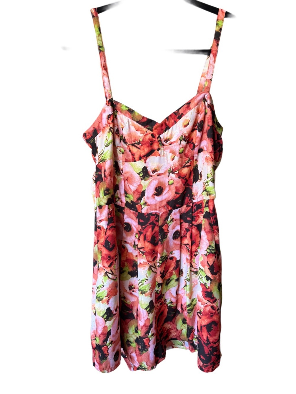 Romantic Feminine Floral Wedding Silky Skort Pockets One Piece Size 10